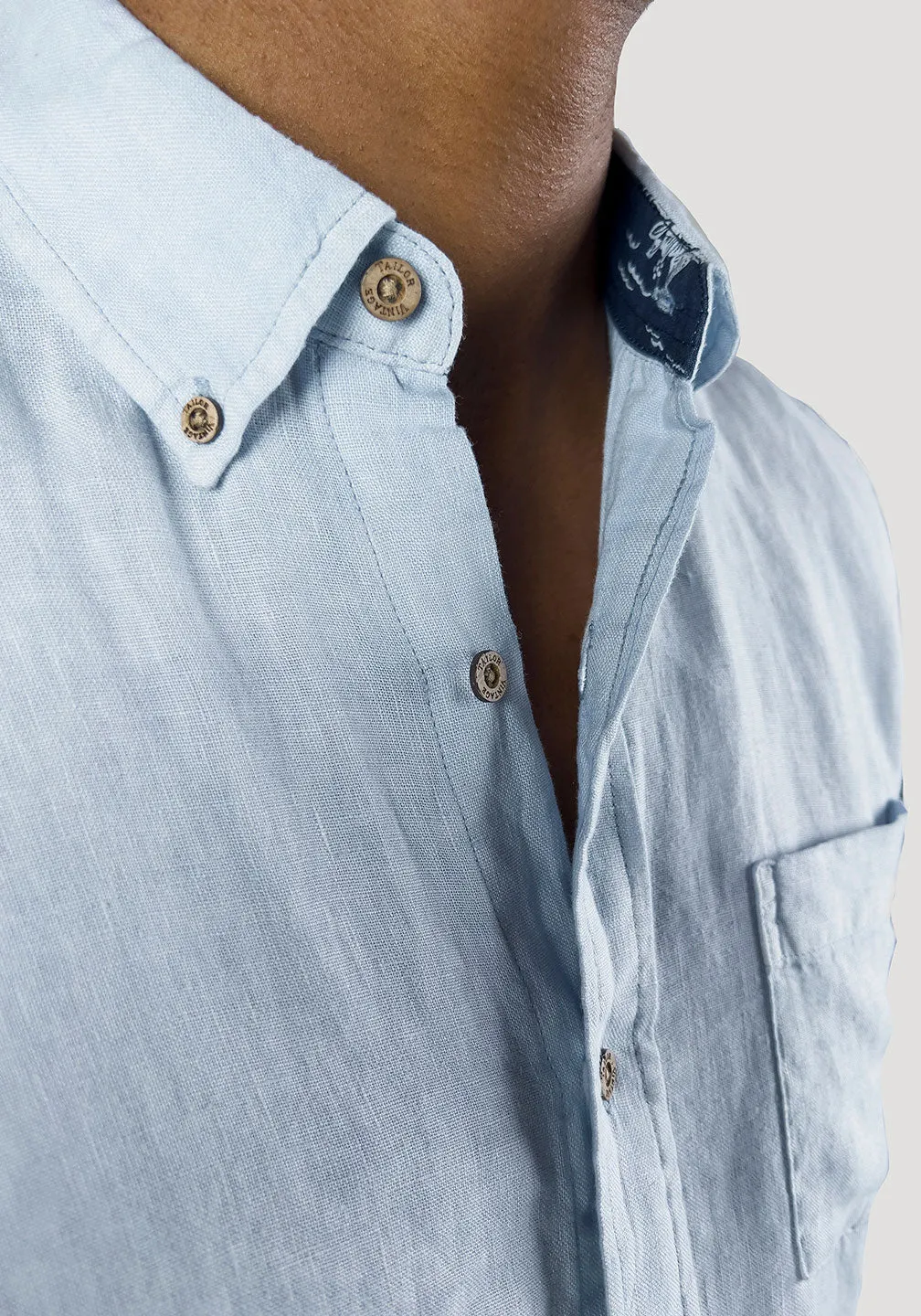 Short Sleeve Shirt - Linen Cotton sold by Tailor Vintage product image thumbnail 2