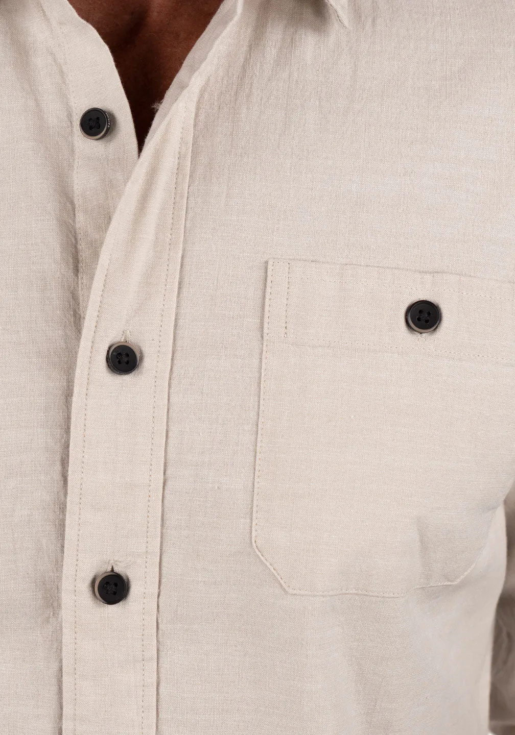 Work Shirt - Stretch Chambray with Airotec® Performance sold by Tailor Vintage product image thumbnail 2
