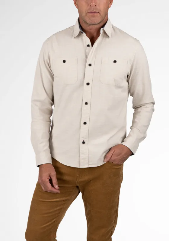 Work Shirt - Stretch Chambray with Airotec® Performance sold by Tailor Vintage