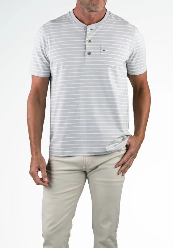 Henley - Sailor Stripe with Airotec® Performance sold by Tailor Vintage