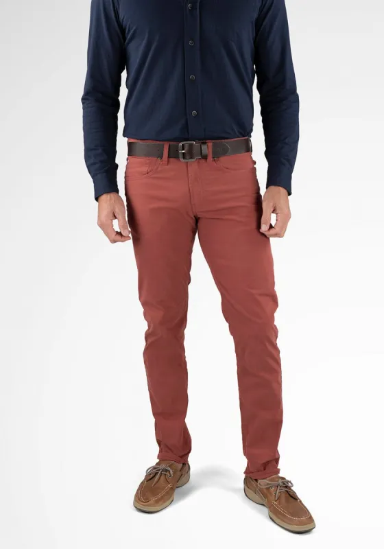 5 Pocket Pants - Stretch Cotton/Nylon Canvas with Airotec® Performance sold by Tailor Vintage