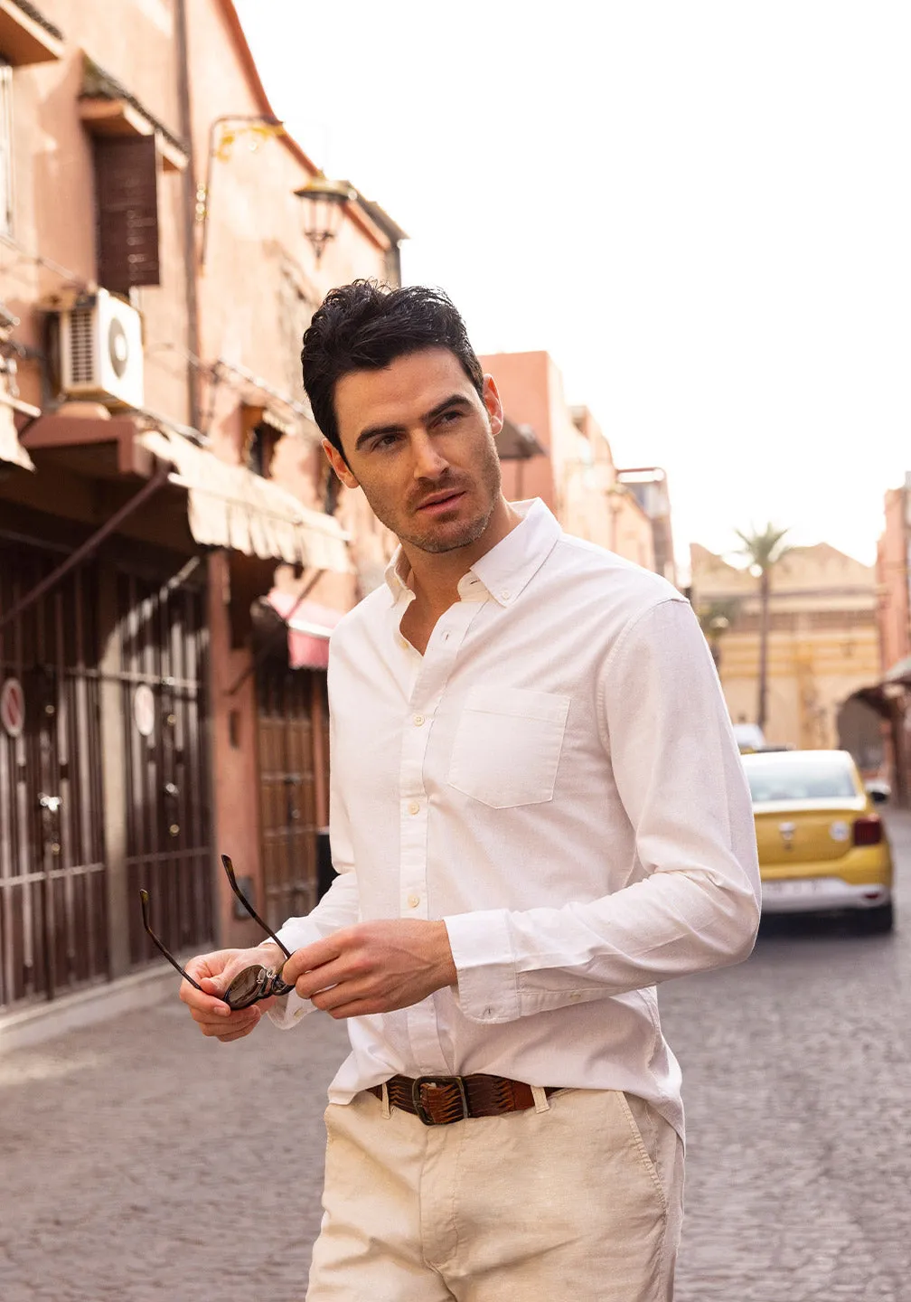 Long Sleeve Shirt - Linen Blend sold by Tailor Vintage