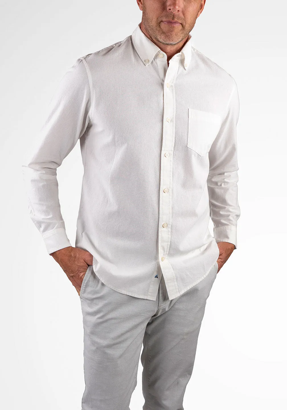 Long Sleeve Shirt - Linen Blend sold by Tailor Vintage product image thumbnail 3
