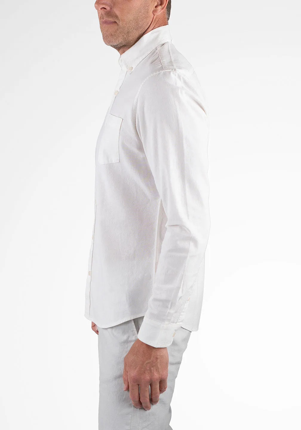Long Sleeve Shirt - Linen Blend sold by Tailor Vintage product image thumbnail 4