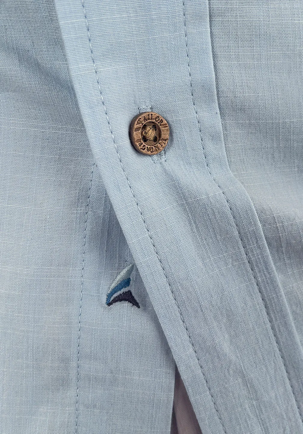 Work Shirt - Stretch Chambray with Airotec® Performance sold by Tailor Vintage product image thumbnail 3