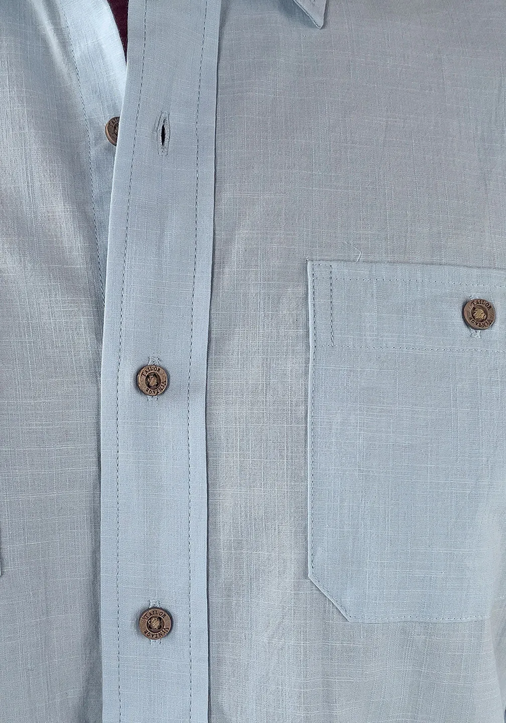 Work Shirt - Stretch Chambray with Airotec® Performance sold by Tailor Vintage product image thumbnail 2