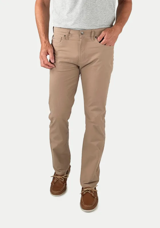 5 Pocket Pants - Athletic Fit Stretch Cotton/Nylon with Airotec® Performance sold by Tailor Vintage