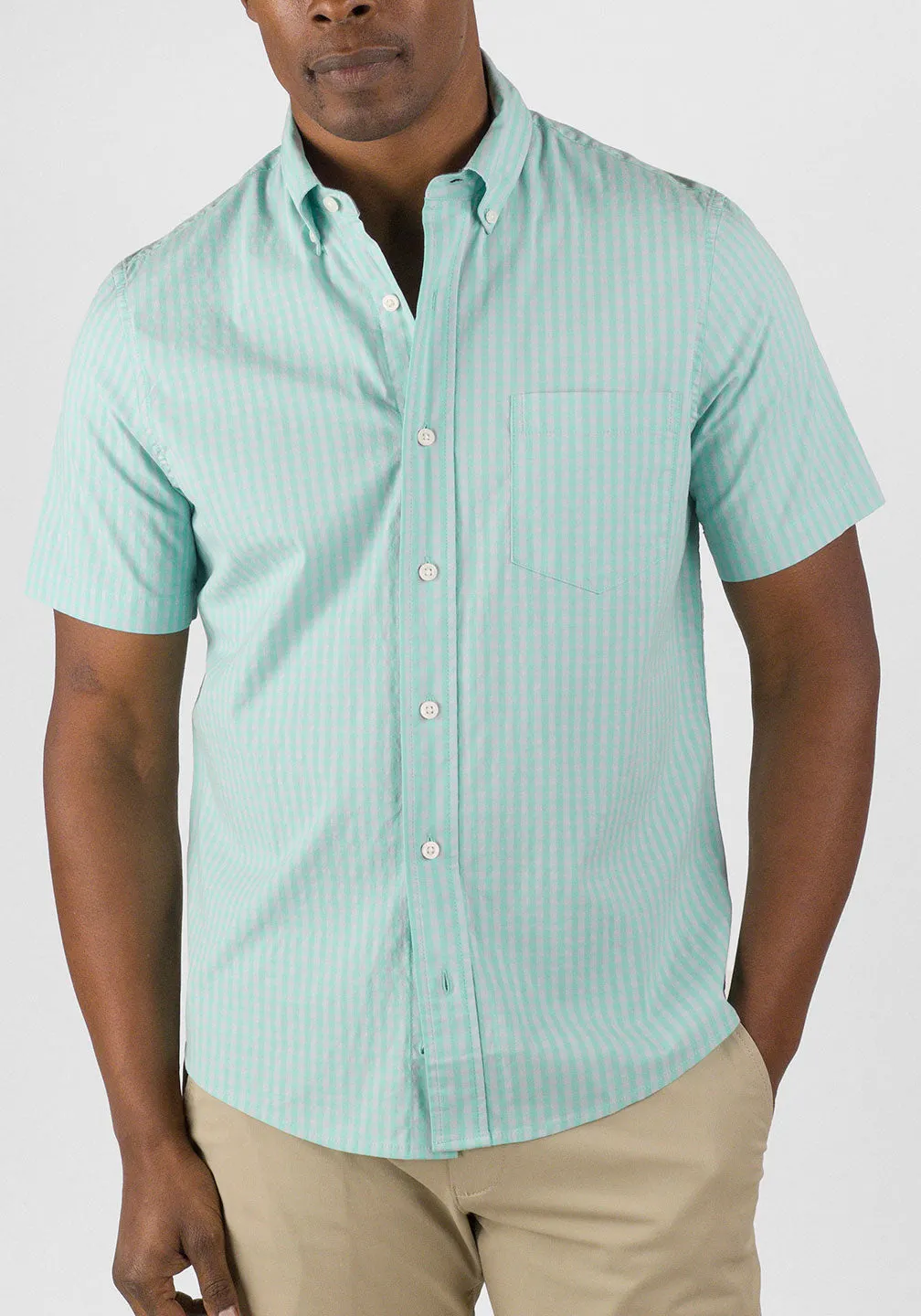 Shirt - Stretch Poplin with Airotec® Performance sold by Tailor Vintage