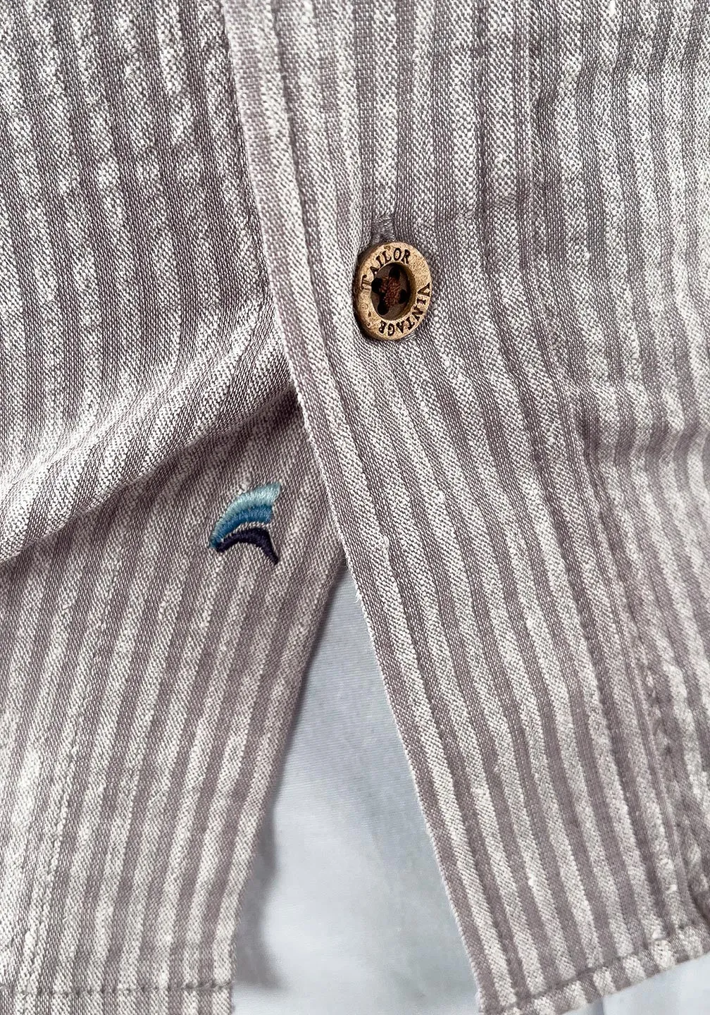 Shirt - Linen Blend Seersucker sold by Tailor Vintage product image thumbnail 5