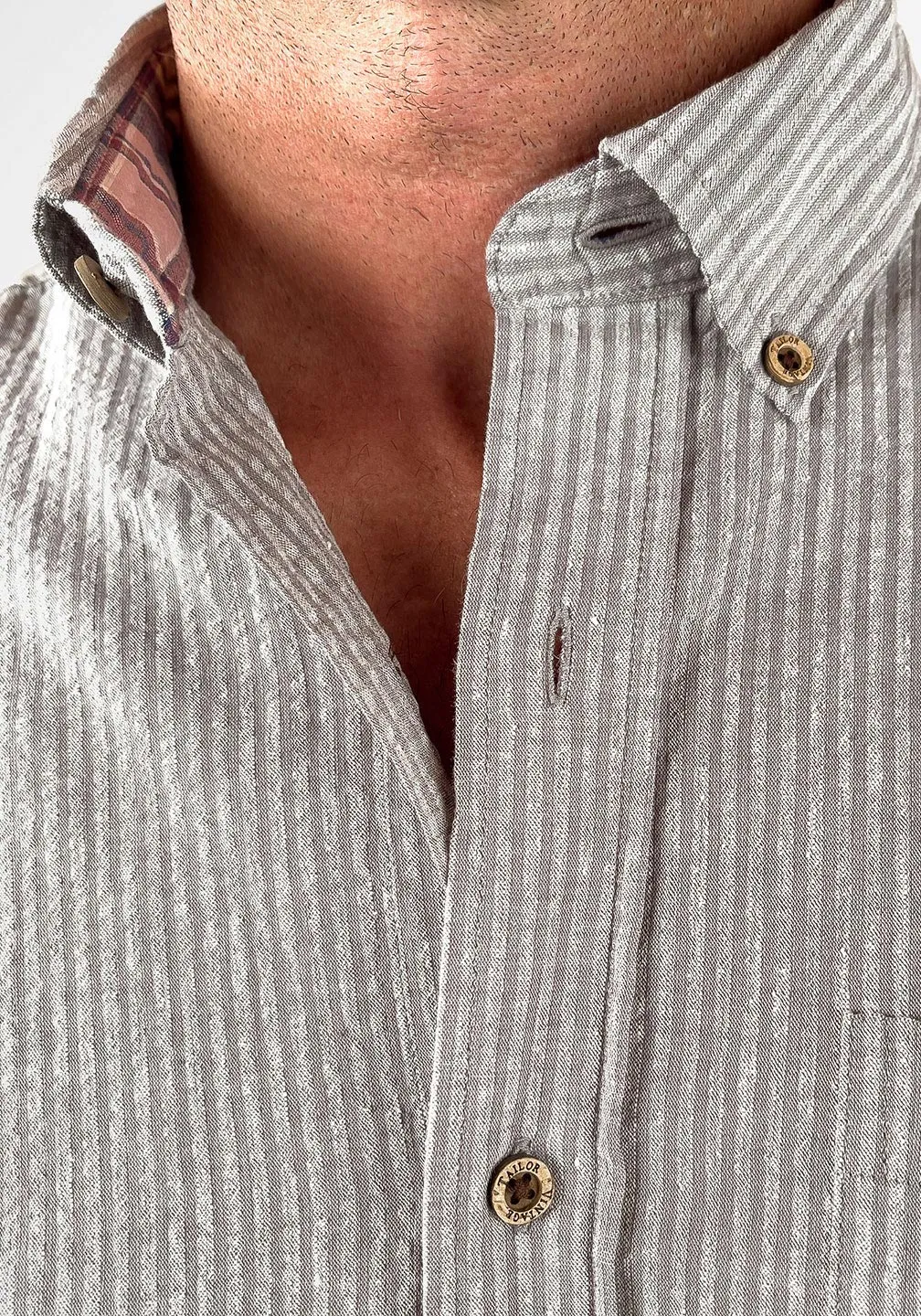 Shirt - Linen Blend Seersucker sold by Tailor Vintage product image thumbnail 2