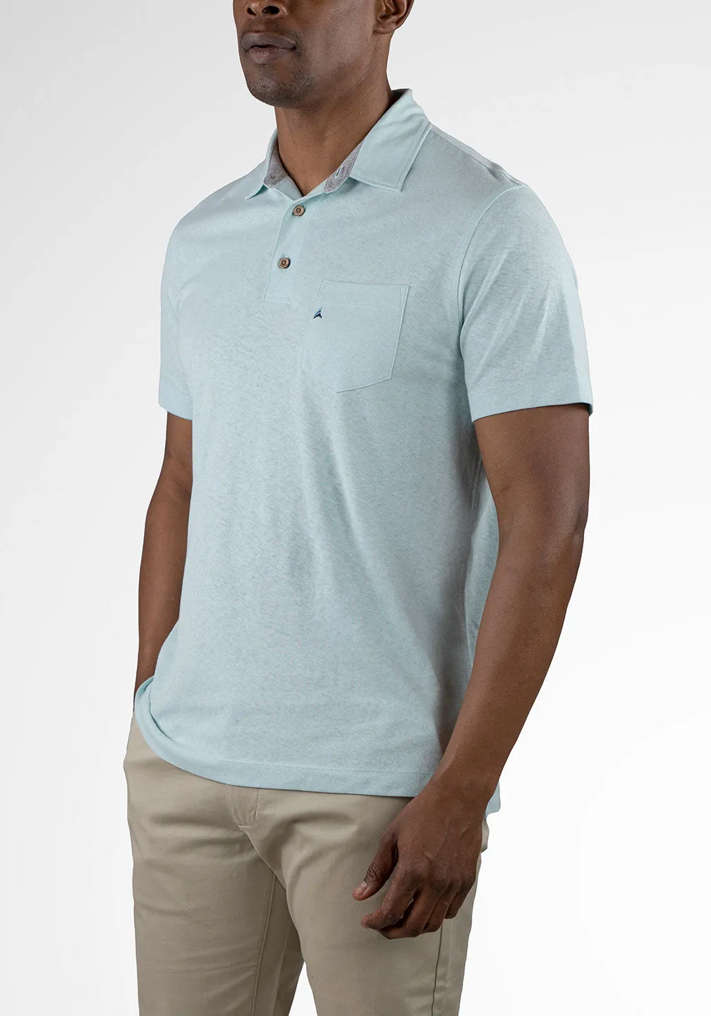 Polo - Hemp Cotton Jersey sold by Tailor Vintage product image thumbnail 3
