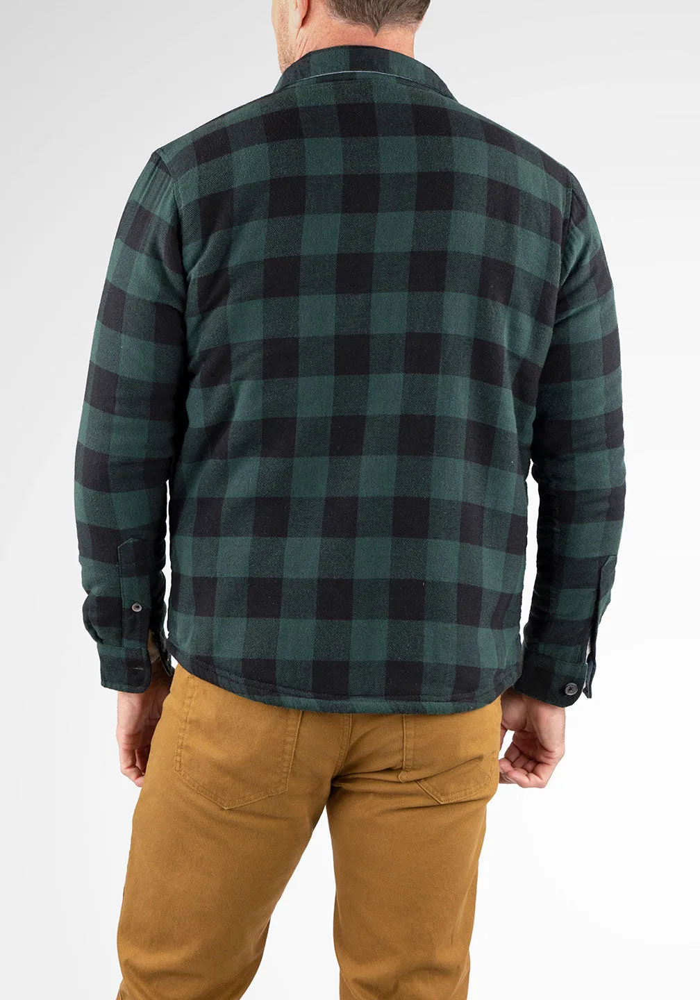 Buffalo Flannel Shirt Jacket with Sherpa Lining sold by Tailor Vintage product image thumbnail 5