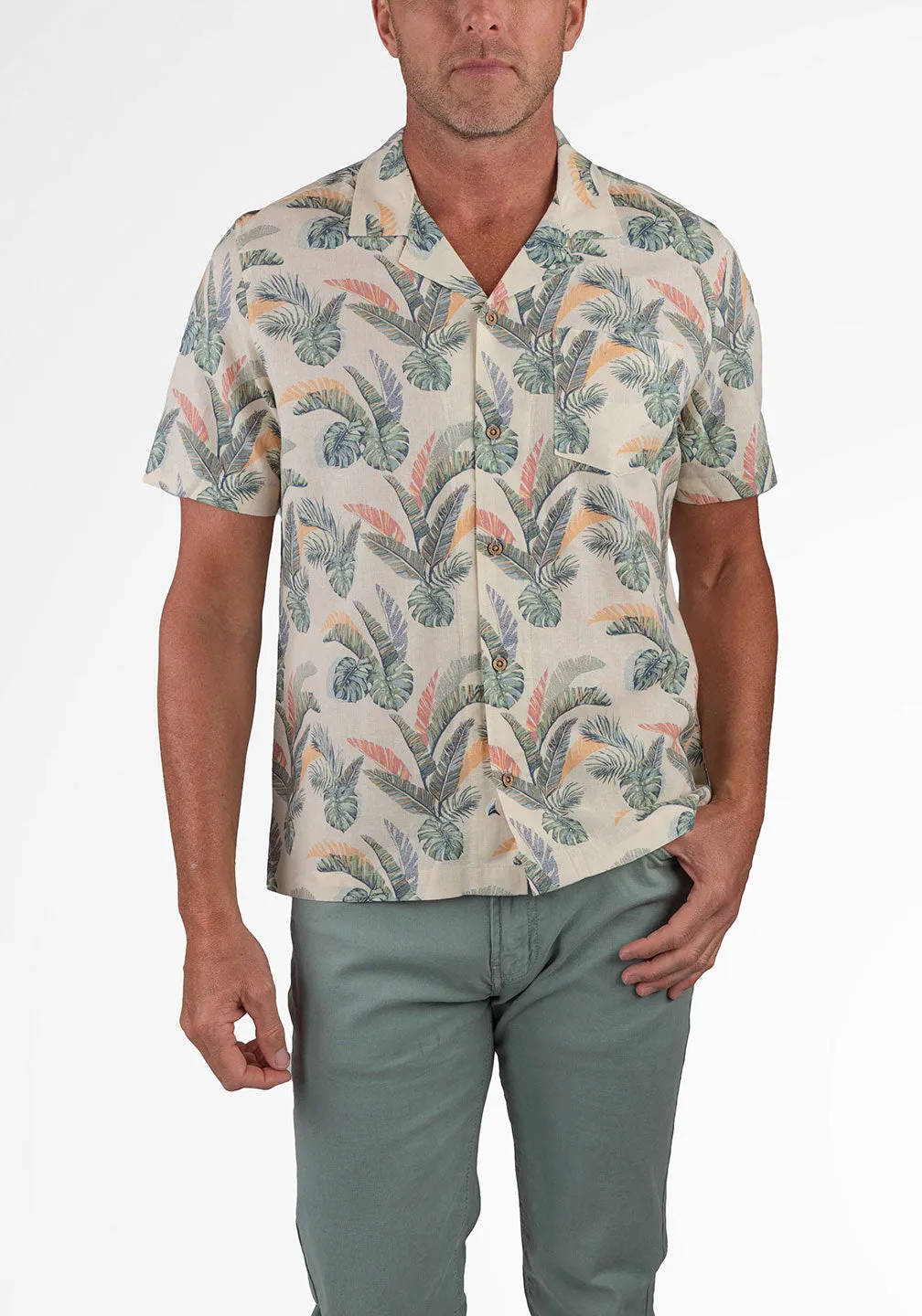 Cabana Shirt - Linen Cotton sold by Tailor Vintage product image thumbnail 3