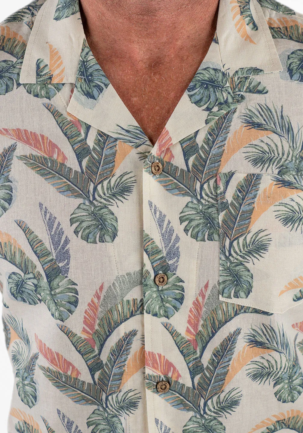 Cabana Shirt - Linen Cotton sold by Tailor Vintage product image thumbnail 2