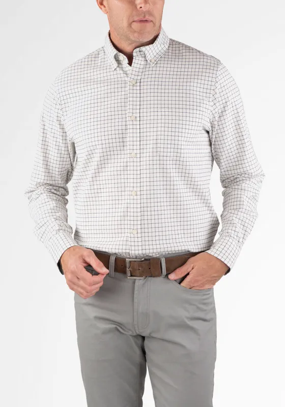 Long Sleeve Shirt -Stretch Oxford with Airotec® Performance sold by Tailor Vintage
