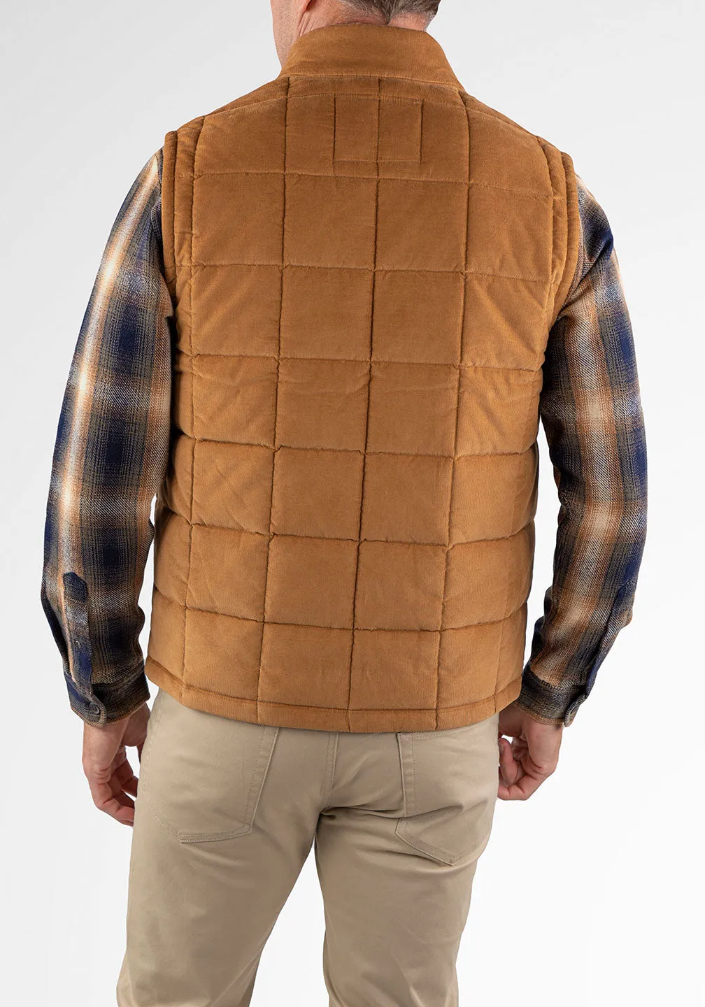 Fine Wale Corduroy Quilted Vest sold by Tailor Vintage product image thumbnail 4