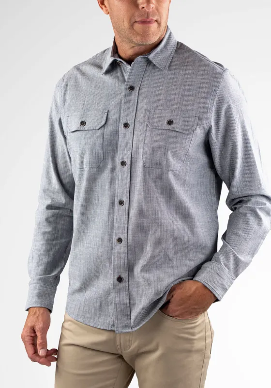 Work Shirt - Stretch Chambray with Airotec® Performance sold by Tailor Vintage
