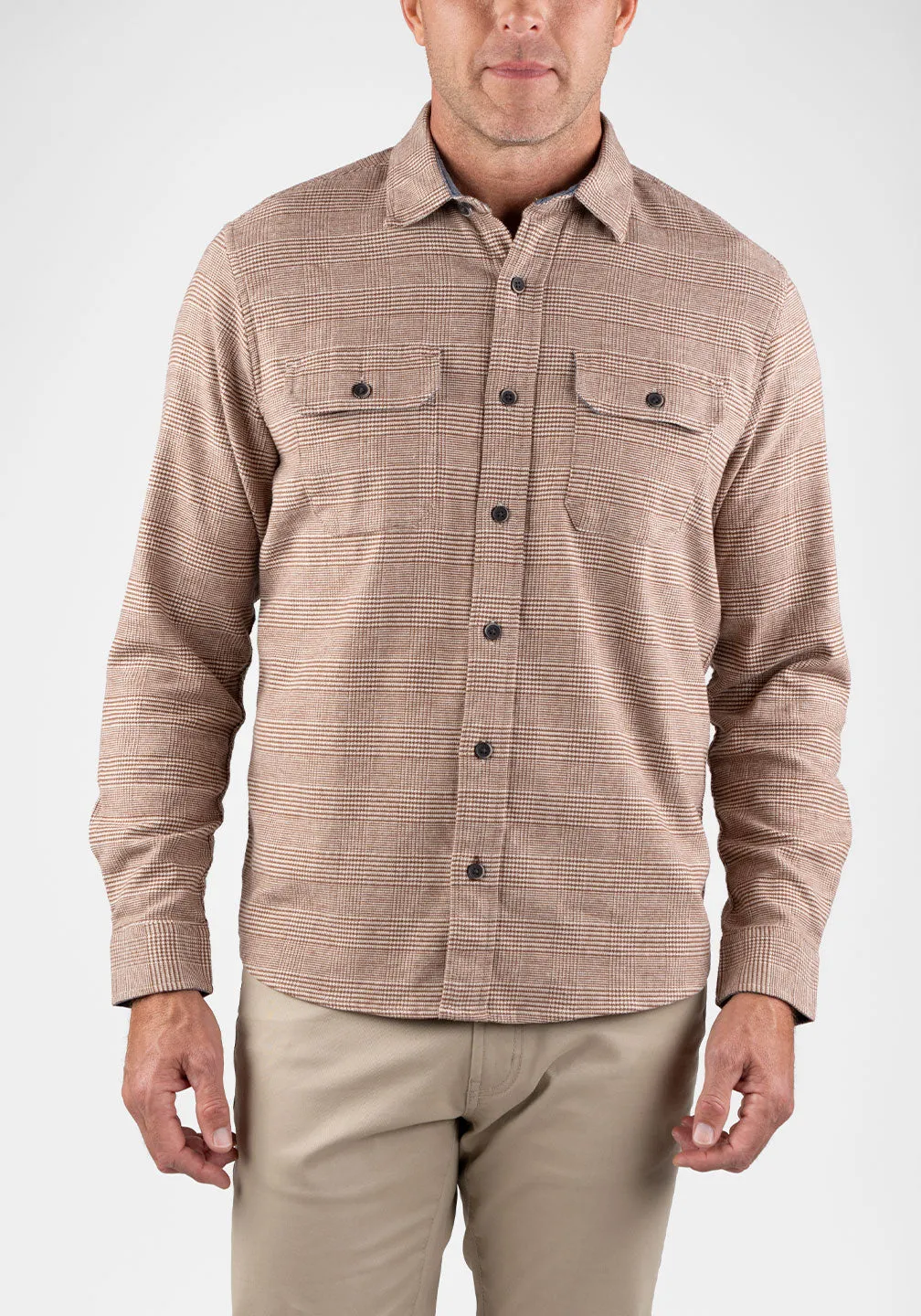 Work Shirt - Stretch Flannel with Airotec® Performance sold by Tailor Vintage