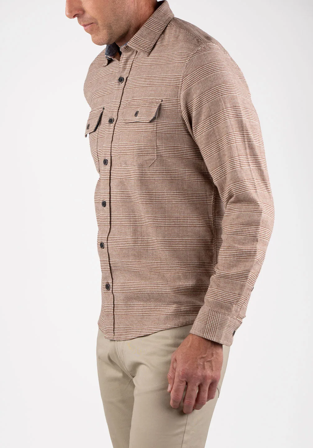 Work Shirt - Stretch Flannel with Airotec® Performance sold by Tailor Vintage product image thumbnail 2