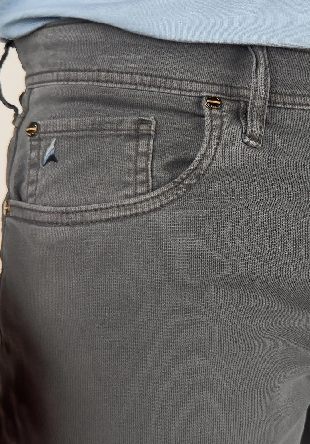 Garment Dyed Stretch Bedford Cord Athletic Fit 5-Pocket Pant sold by Tailor Vintage product image thumbnail 2
