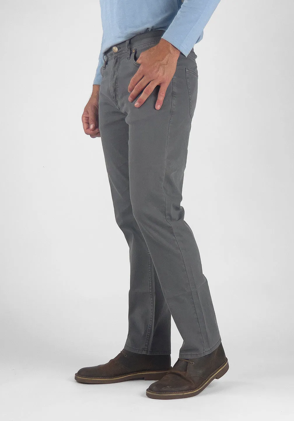 Garment Dyed Stretch Bedford Cord Athletic Fit 5-Pocket Pant sold by Tailor Vintage product image thumbnail 3