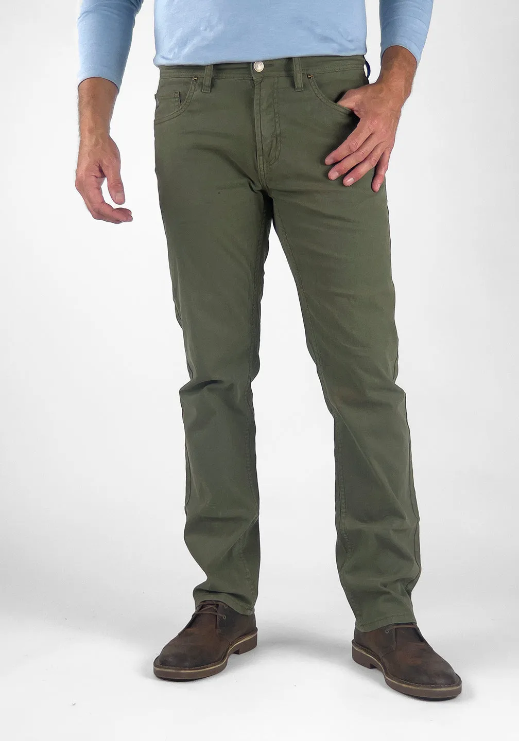 Garment Dyed Stretch Bedford Cord Athletic Fit 5-Pocket Pant sold by Tailor Vintage product image thumbnail 5