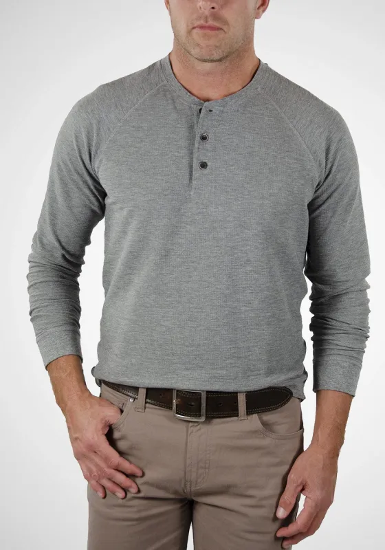 Airotec® Stretch Waffle Henley sold by Tailor Vintage