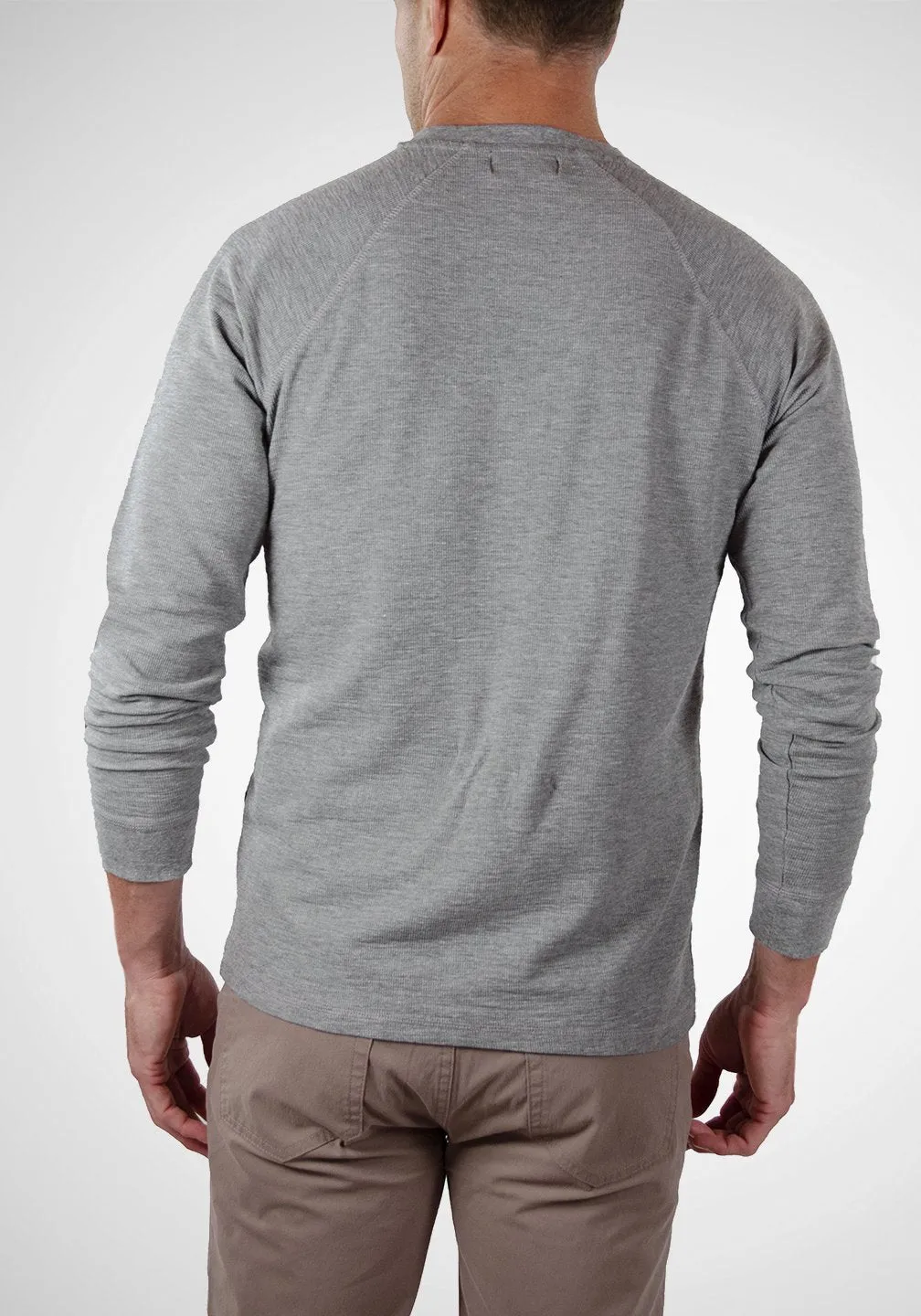 Airotec® Stretch Waffle Henley sold by Tailor Vintage product image thumbnail 3