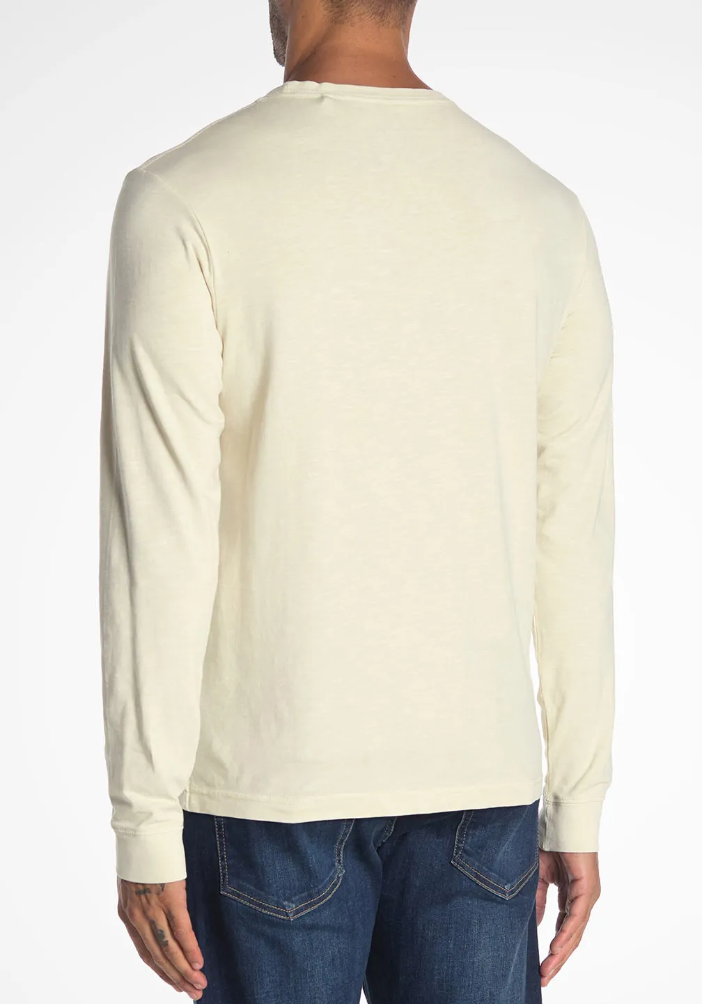 Stretch Slub Jersey Long Sleeve Crewneck Tee sold by Tailor Vintage product image thumbnail 2