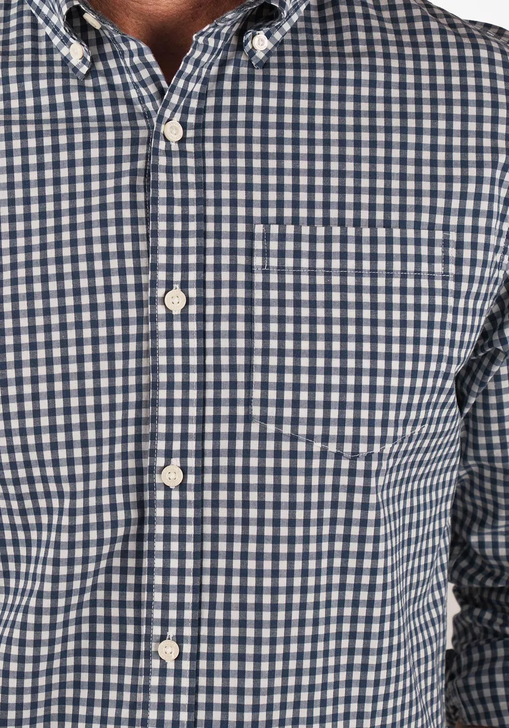 Long Sleeve Shirt- Stretch Poplin sold by Tailor Vintage product image thumbnail 2