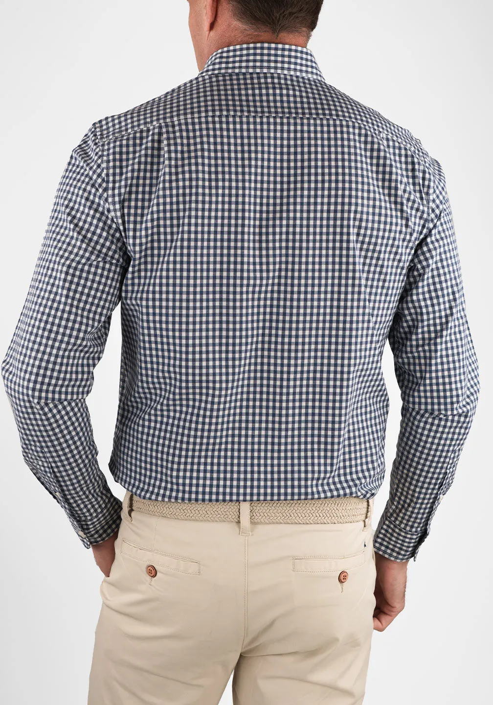 Long Sleeve Shirt- Stretch Poplin sold by Tailor Vintage product image thumbnail 4