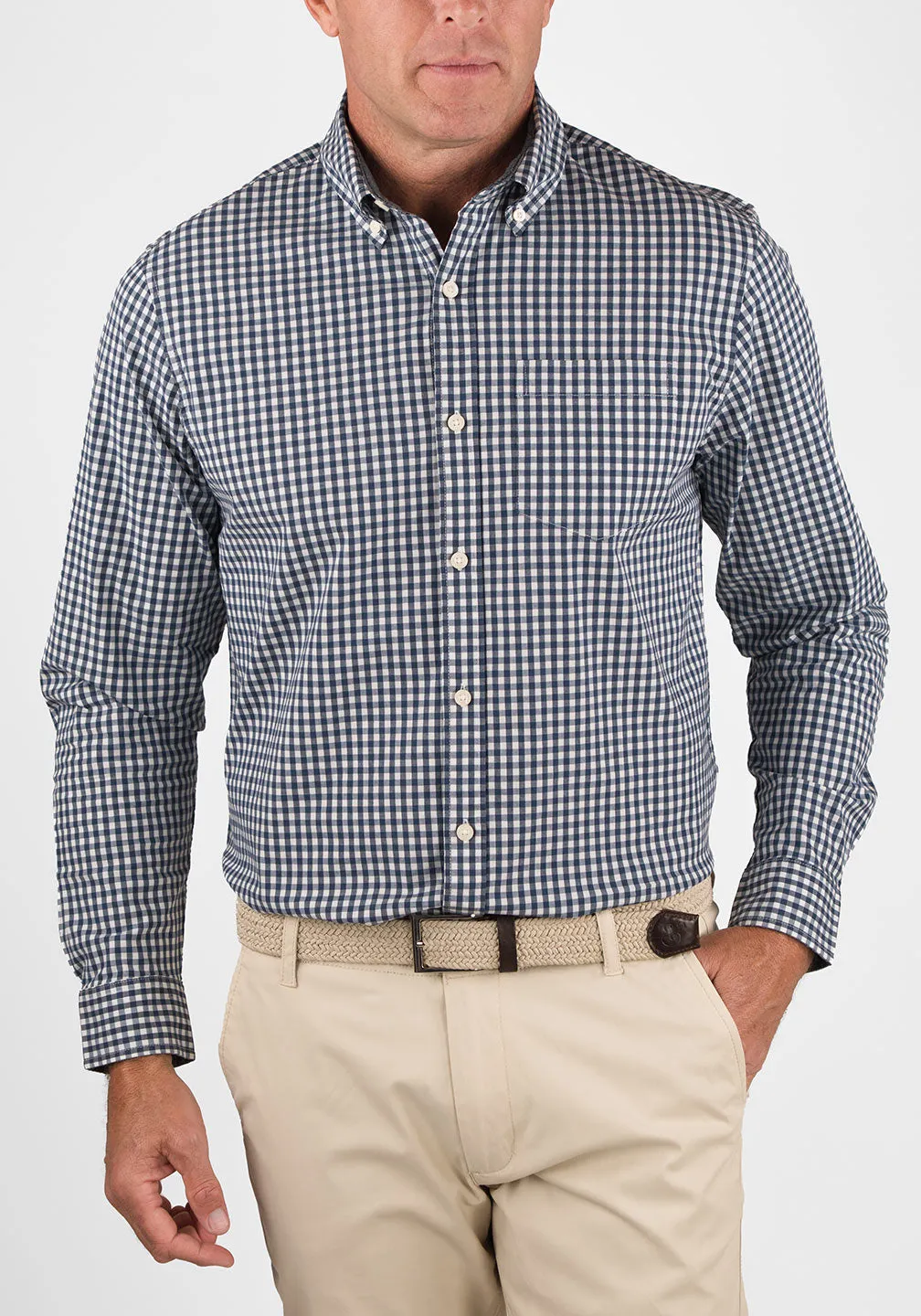 Long Sleeve Shirt- Stretch Poplin sold by Tailor Vintage