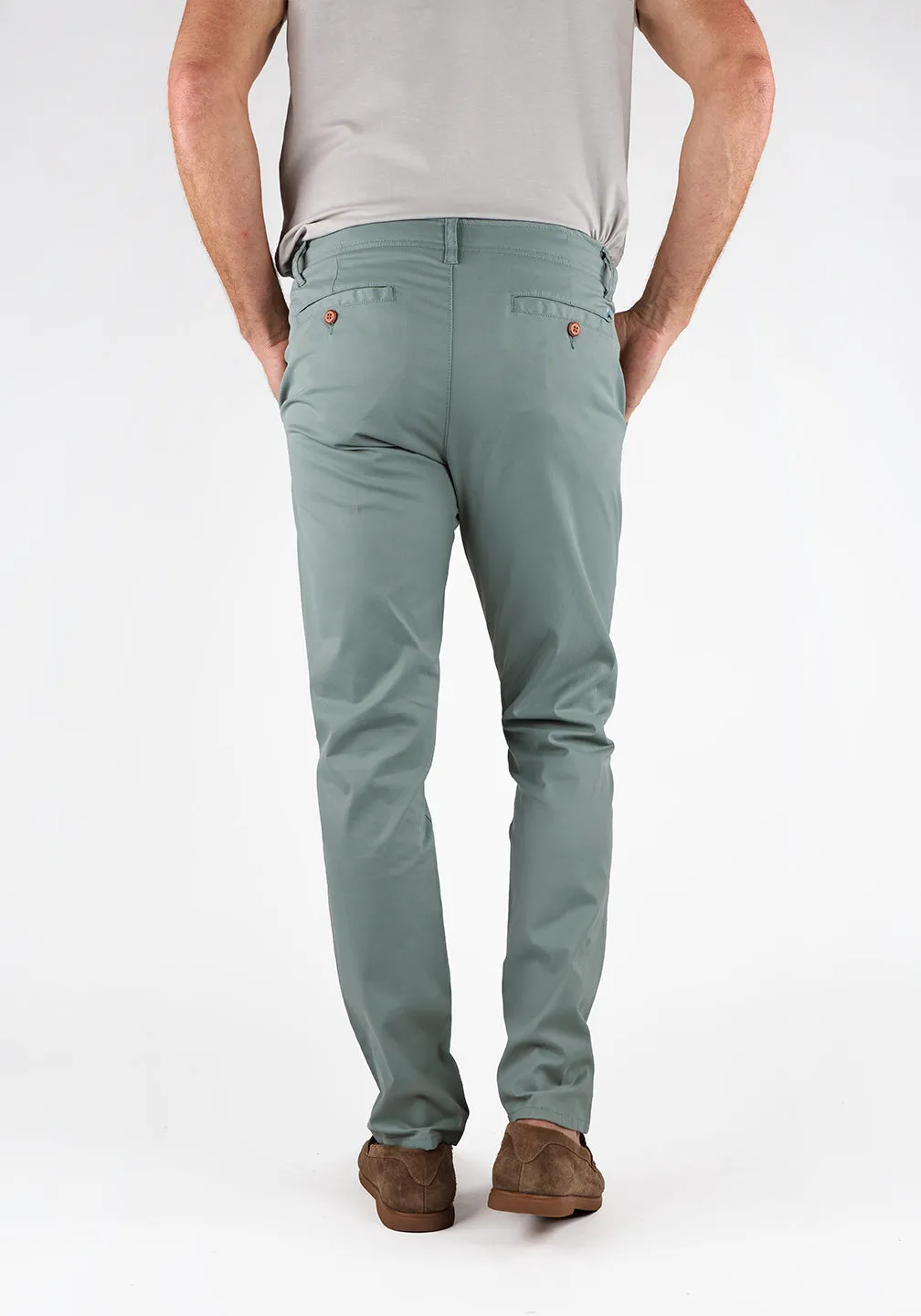 Slim Chino Pant - Stretch Cotton/Nylon with Airotec® Performance sold by Tailor Vintage product image thumbnail 4