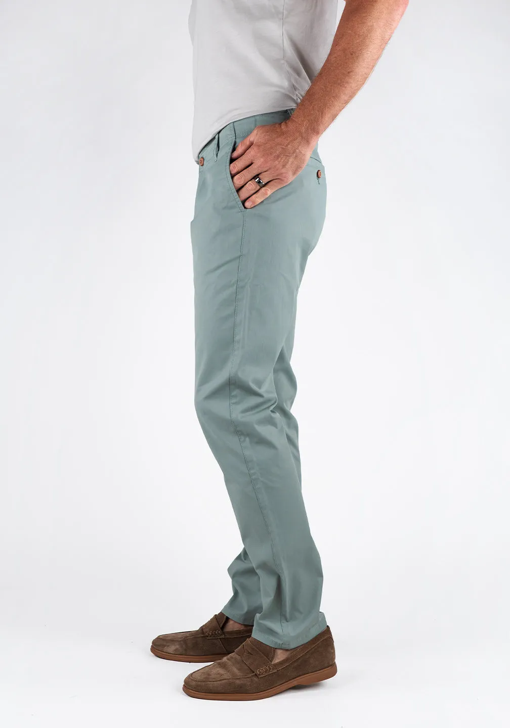 Slim Chino Pant - Stretch Cotton/Nylon with Airotec® Performance sold by Tailor Vintage product image thumbnail 3