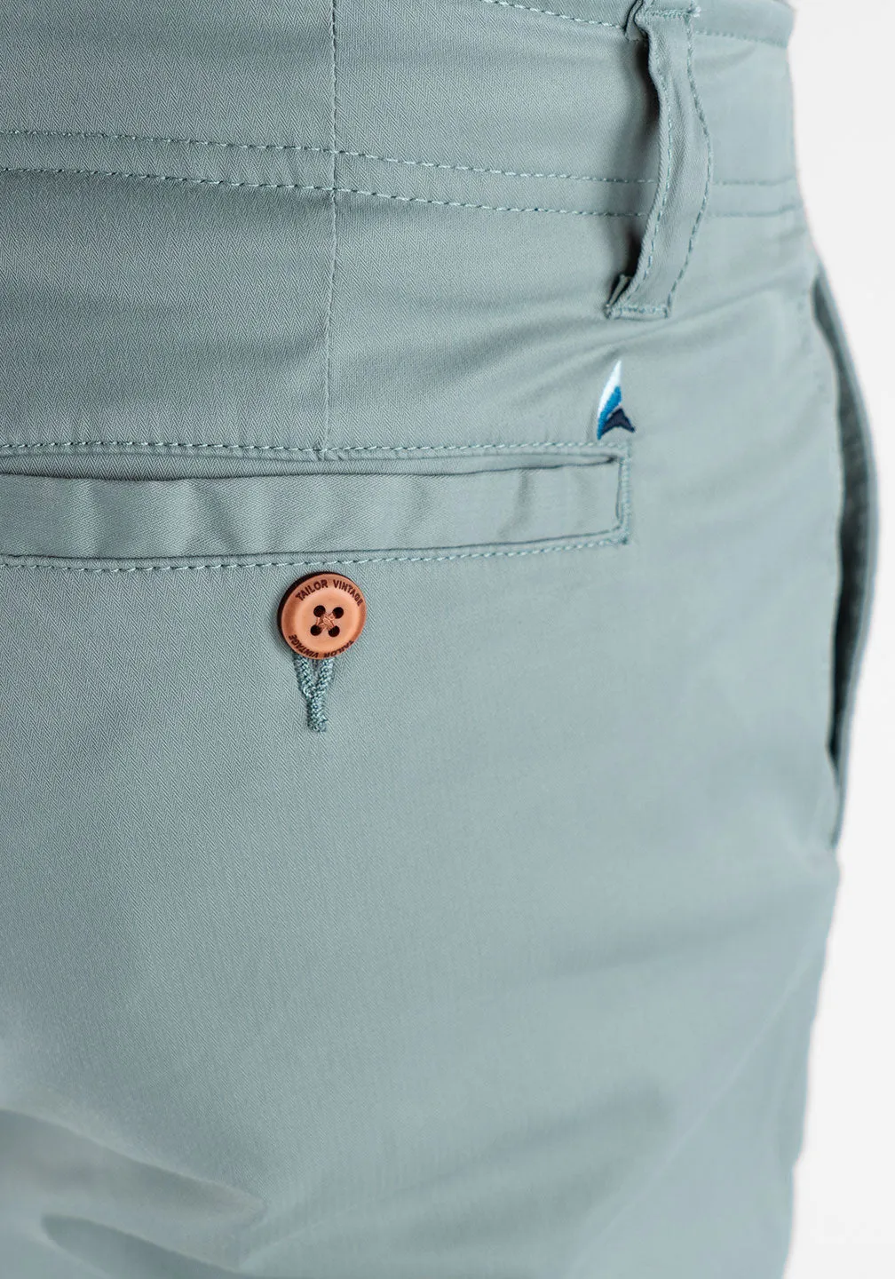 Slim Chino Pant - Stretch Cotton/Nylon with Airotec® Performance sold by Tailor Vintage product image thumbnail 5