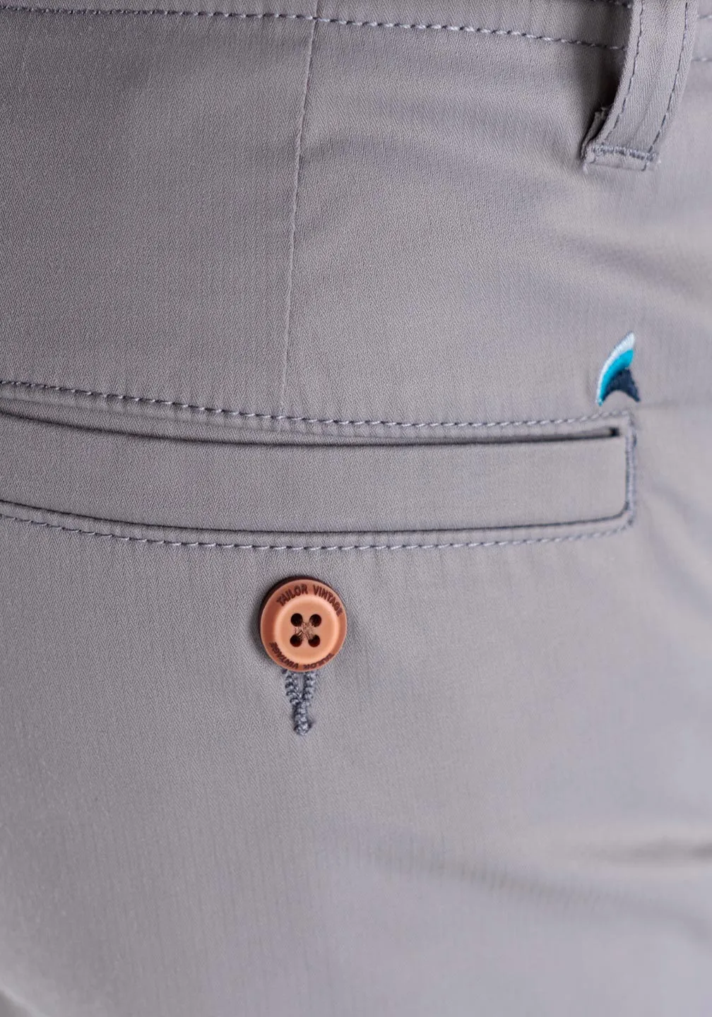 Chino Pants - Stretch Cotton/Nylon with Airotec® Performance sold by Tailor Vintage product image thumbnail 5