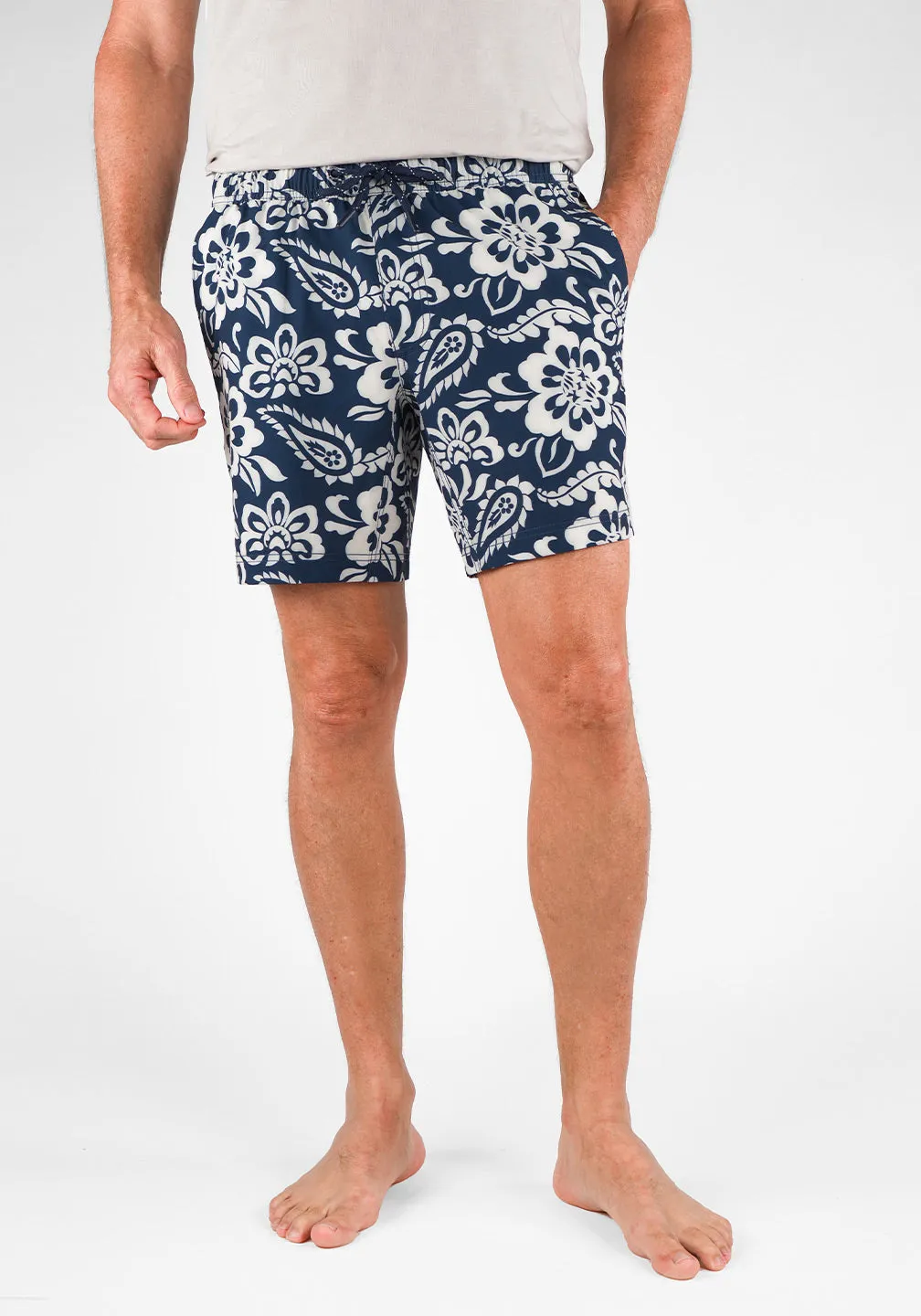 OSUN™ 7" Printed 4-Way Stretch Short With Liner sold by Tailor Vintage product image thumbnail 3