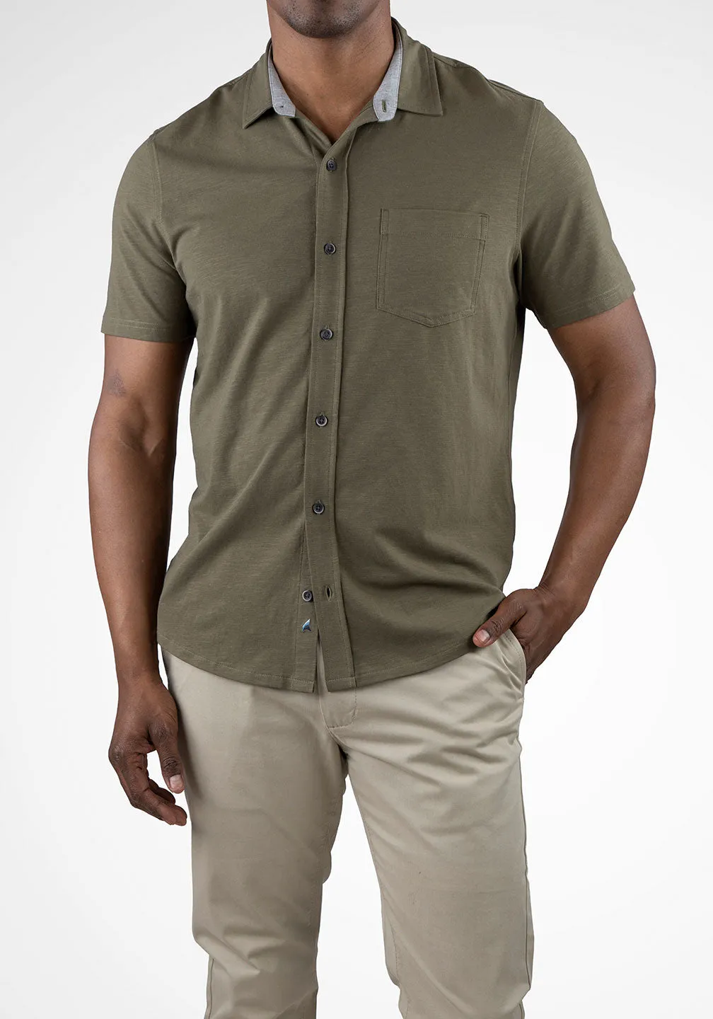 Knit Shirt -Stretch Slub Jersey sold by Tailor Vintage product image thumbnail 2