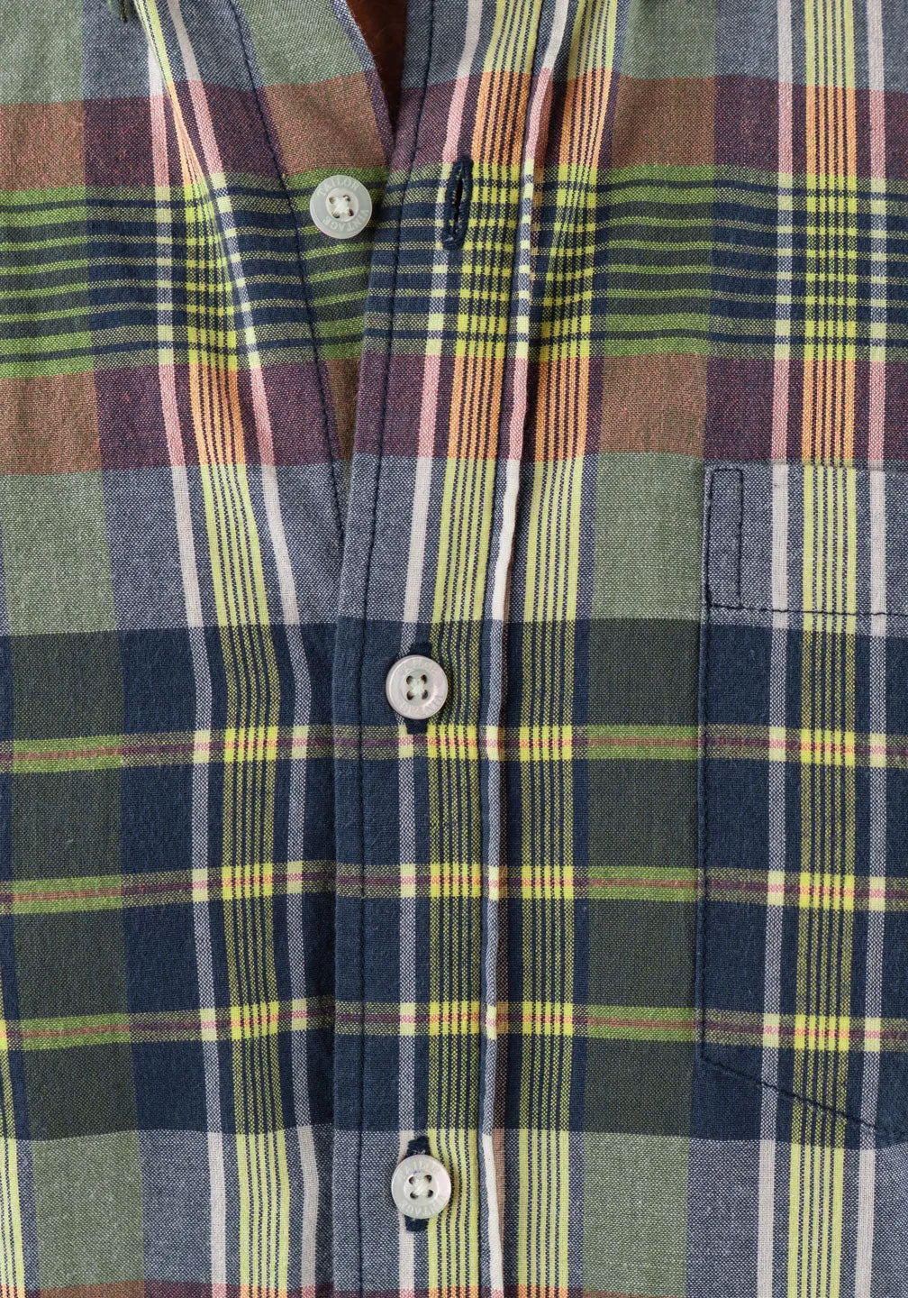 Short Sleeve Shirt - Authentic Indian Madras sold by Tailor Vintage product image thumbnail 3