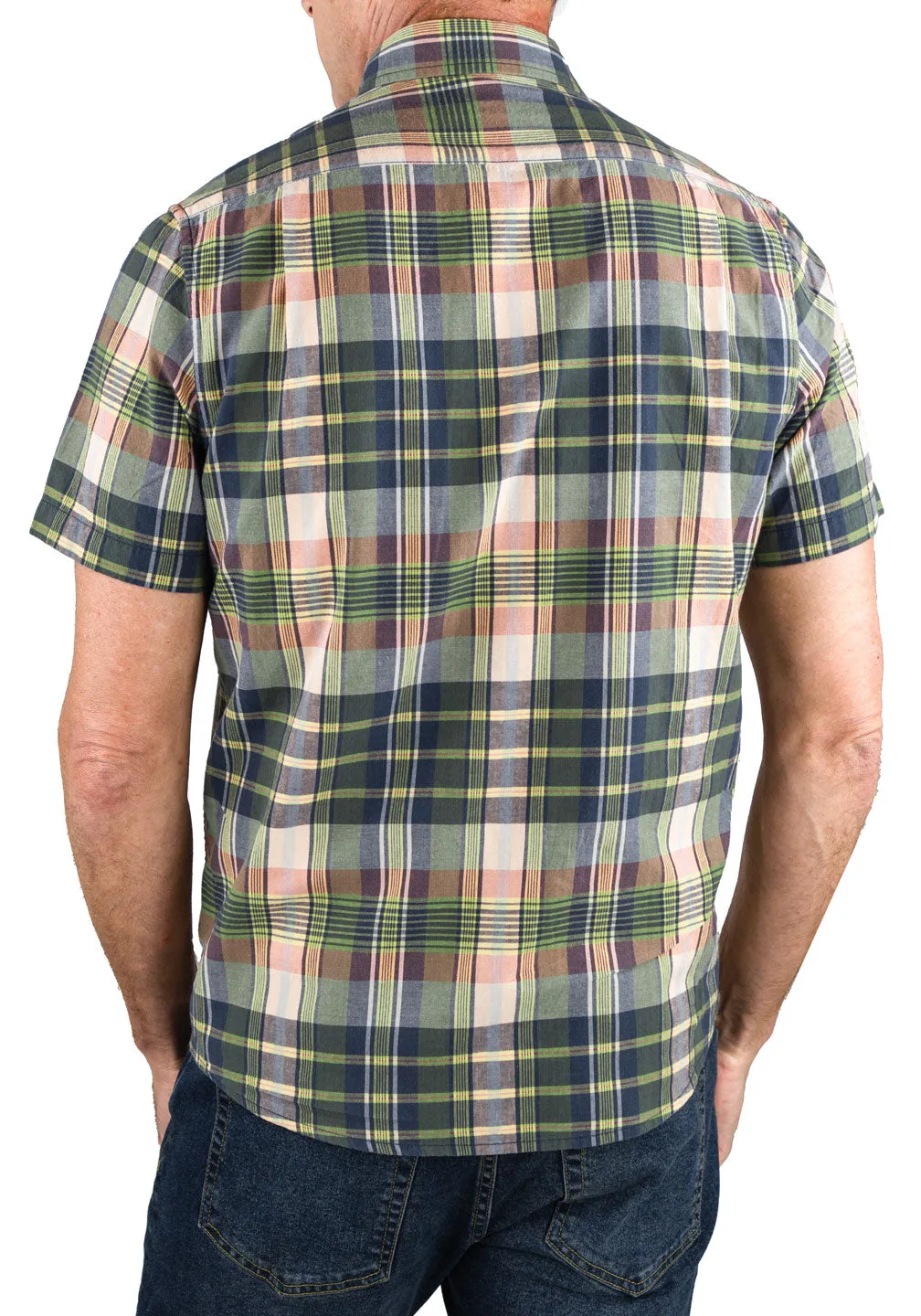 Short Sleeve Shirt - Authentic Indian Madras sold by Tailor Vintage product image thumbnail 5