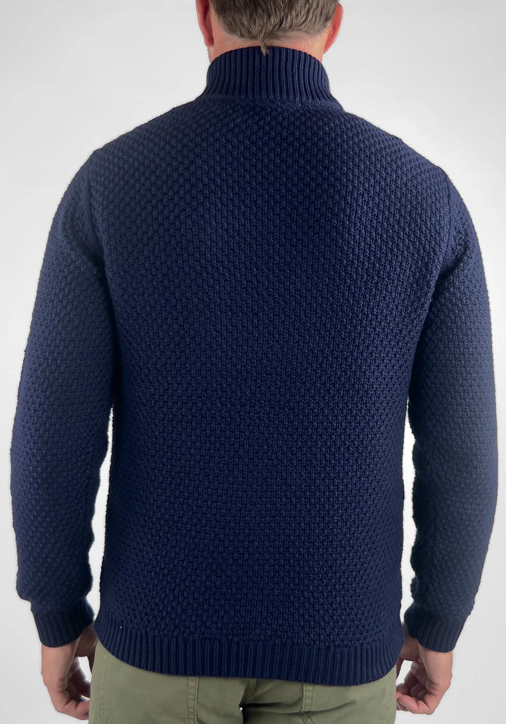 Sweater Mock Neck - Fisherman Cable sold by Tailor Vintage product image thumbnail 3