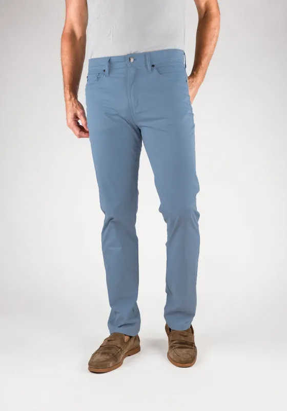 5 Pocket Pants - Athletic Fit Stretch Cotton/Nylon with Airotec® Performance sold by Tailor Vintage