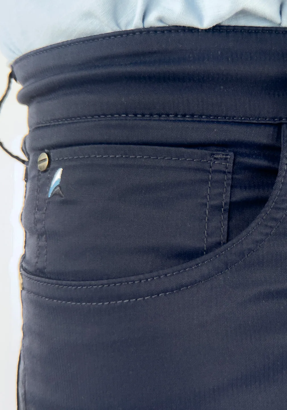 5 Pocket Pants - Stretch Cotton Nylon with AIROTEC® Performance sold by Tailor Vintage product image thumbnail 2