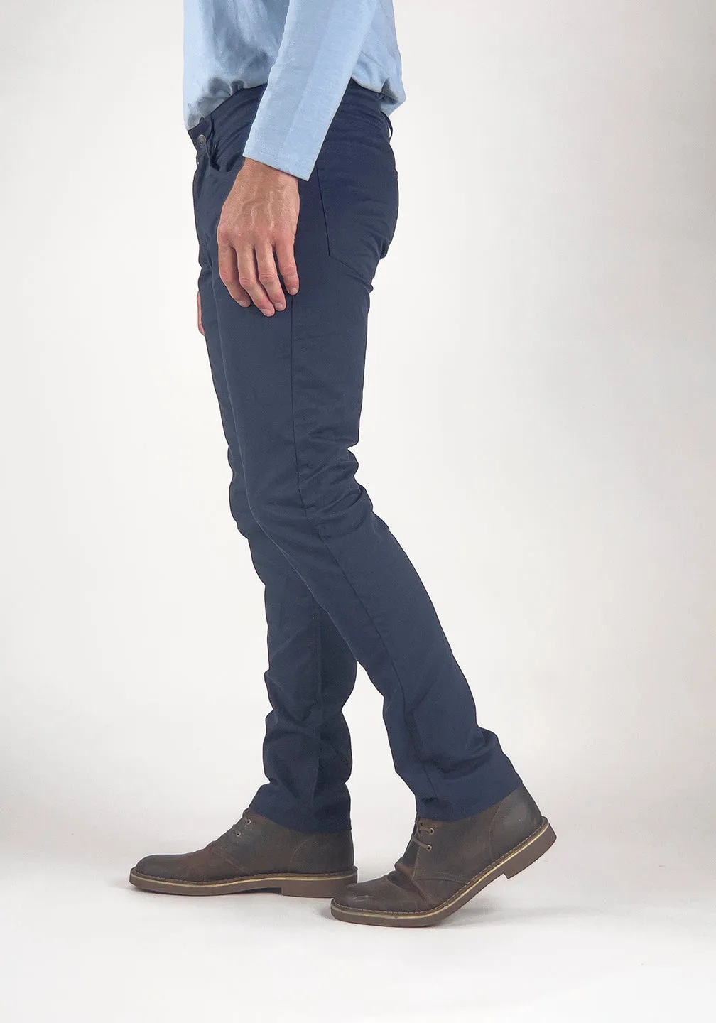 5 Pocket Pants - Stretch Cotton Nylon with AIROTEC® Performance sold by Tailor Vintage product image thumbnail 3