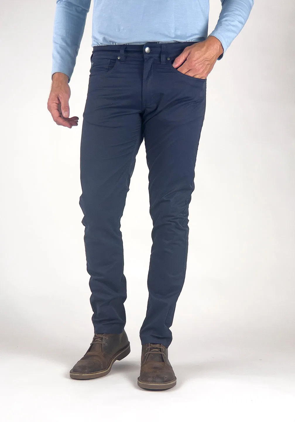 5 Pocket Pants - Stretch Cotton Nylon with AIROTEC® Performance sold by Tailor Vintage