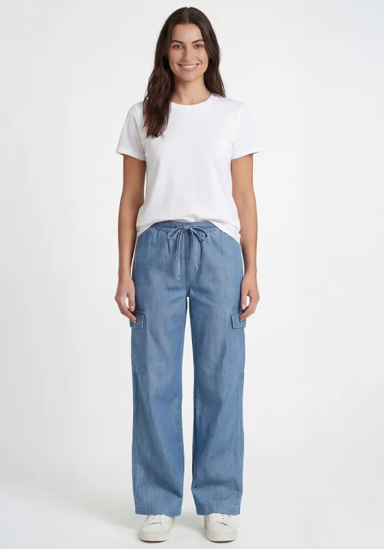 Denim Pull-On Cargo Pant sold by Tailor Vintage