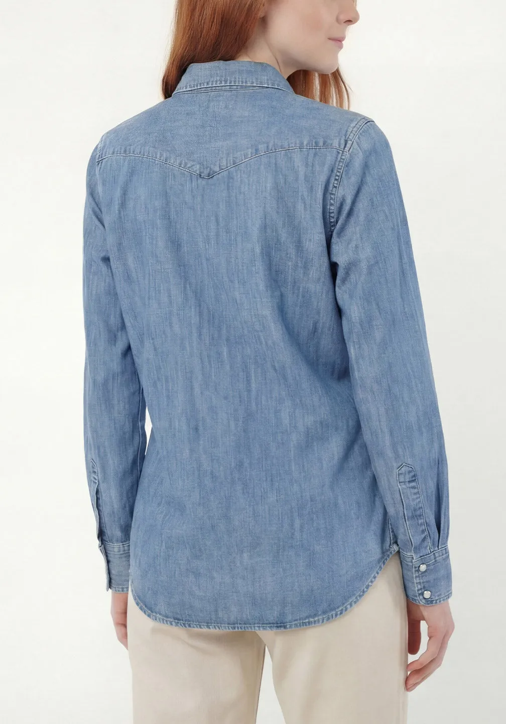 Denim Western Shirt sold by Tailor Vintage product image thumbnail 2