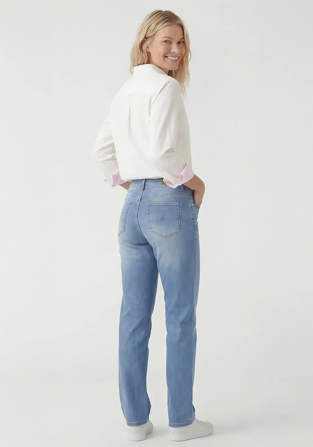 Mid-Rise Straight Leg Jeans sold by Tailor Vintage product image thumbnail 4