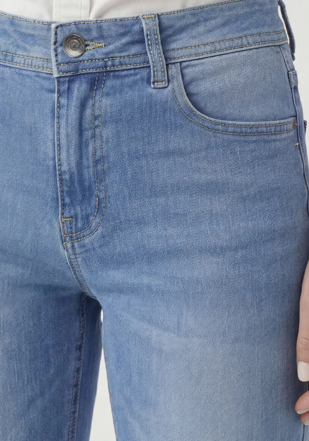 Mid-Rise Straight Leg Jeans sold by Tailor Vintage product image thumbnail 5