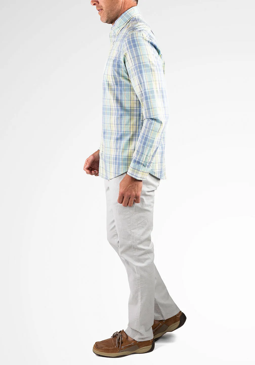 Long Sleeve Shirt- Stretch Poplin with Airotec® Performance sold by Tailor Vintage product image thumbnail 5